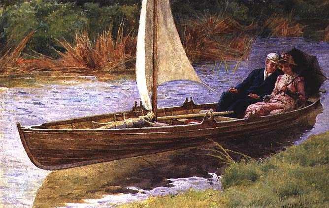 Boating by Walter Duncan, 1882